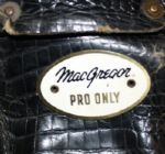 Charley Penna Collapsable Kangaroo Leather Golf Bag - Late 1940's MacGregor Staff Bag