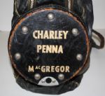 Charley Penna Collapsable Kangaroo Leather Golf Bag - Late 1940's MacGregor Staff Bag