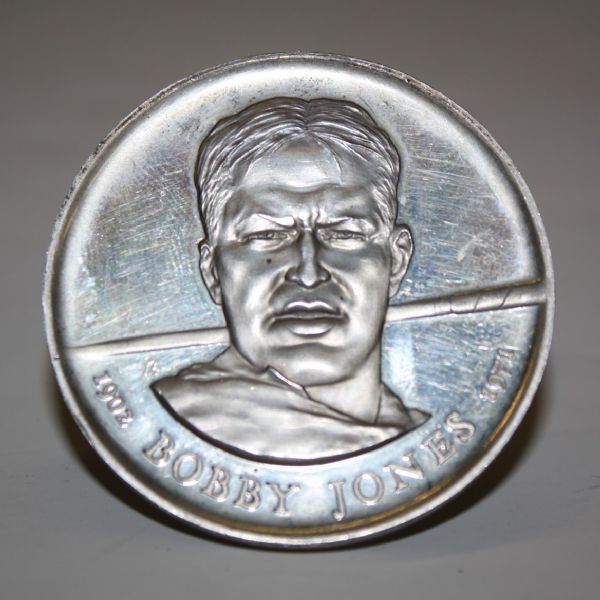 Bobby Jones Career Medal Coin-Reverse Lists Major Championship Wins