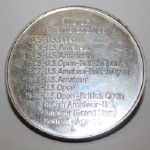 Bobby Jones Career Medal Coin-Reverse Lists Major Championship Wins