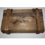 Toney Penna Golf Ball Box and 15 Leather Ball Bags with Toney Penna Inscribed