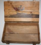 Toney Penna Golf Ball Box and 15 Leather Ball Bags with Toney Penna Inscribed