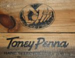 Toney Penna Golf Ball Box and 15 Leather Ball Bags with Toney Penna Inscribed