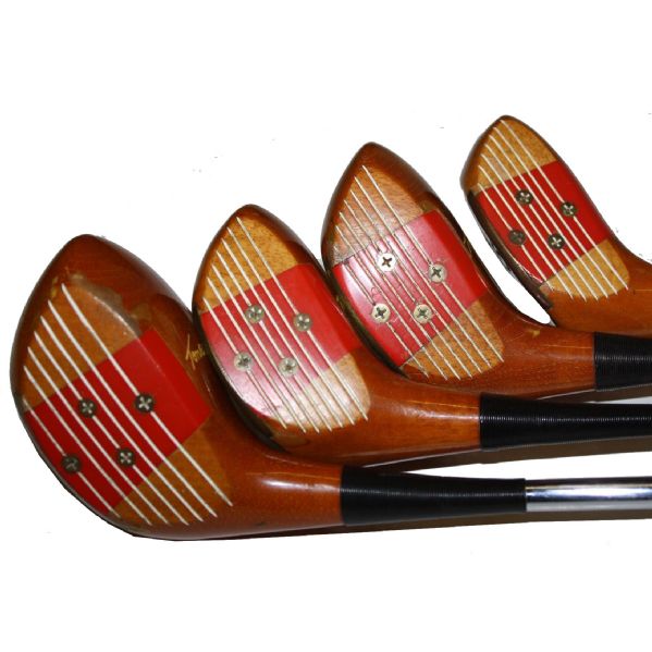 Early 1970s MOD 2 TP 2 Toney Penna 1,34,5 Wood Set-Used-With Original T.P. Grips