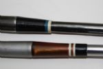 Lot of Two MacGregor Custom CB5 Putters - One Black Anodized and One Frosted Crome