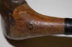 1930's Unmarked Putter w/3 Screws - Big Brass Plate - Illegal Square Grip