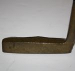 Toney Penna-Personally Used- Brass Prototype Putter- Hole Drilled Through Head-No Manfacturers Stampings