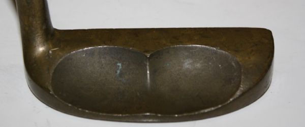 Toney Penna-Personally Used- Brass Prototype Putter- Hole Drilled Through Head-No Manfacturers Stampings