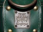 Charley Penna MacGregor Green and White Staff Bag