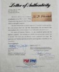 H. G. Picard Signed Undated PGA Championship - PSA B17361