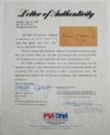Sam Parks Jr. Signed Undated U.S. Open Flag - PSA B17355