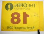 Tiger Woods Signed 2006 British Open Flag - Royal Liverpool - UDA SHO 24513