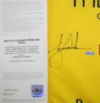 Tiger Woods Signed 2006 British Open Flag - Royal Liverpool - UDA SHO 24513