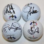 Lot of 4 Ryder Cup Participants Signed Ryder Cup Golf Balls JSA COA