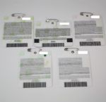 Lot of 5 Masters Badges: 2006-2007 and 2009-2011