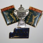 Mixed Lot of Commemorative Pins, Ticket, etc.