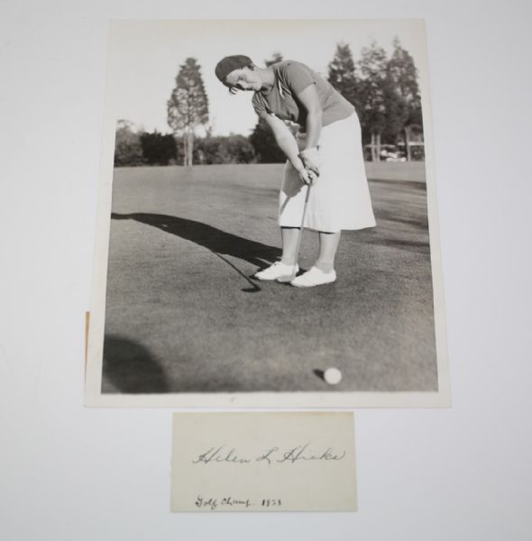 Original Wire Photo of Helen Hicks - 6 1/2" x 8 1/2"
