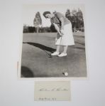 Original Wire Photo of Helen Hicks - 6 1/2" x 8 1/2"