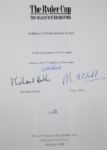 The Ryder Cup Limited Edition Signed by Author Michael Hobbs