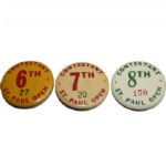 Lot of Three 1930s St. Paul Open PGA Contestant Pins