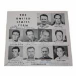 Frank Stranahan's Personal 1949 U.S.G.A. Walker Cup Program Signed By Francis Ouimet and Both Teams