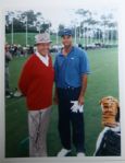 Sam Snead / Tiger Woods Autographed 8x10 Photo - Snead Signed Only JSA COA