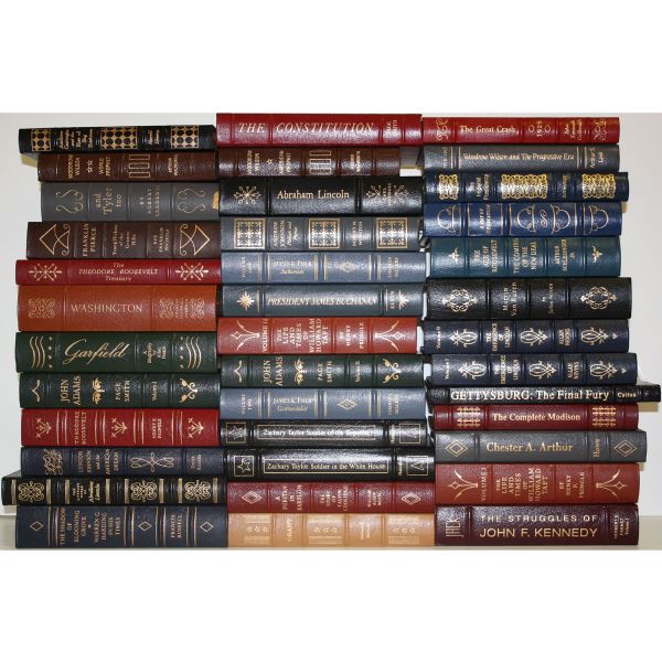The Easton Press Collection of The Library Of The Presidents - 38 Volumes