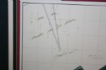 Autographed and Framed Orginal Design for Tiger Woods Home Putting Green-Best of the Best For Tiger Collector! JSA COA