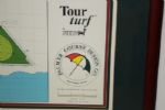 Autographed and Framed Orginal Design for Tiger Woods Home Putting Green-Best of the Best For Tiger Collector! JSA COA