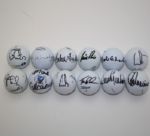 Lot of 12 British Open Winners Signed Golf Balls JSA COA
