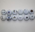 Lot of 12 British Open Winners Signed Golf Balls JSA COA