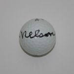 Byron Nelson Signed Golf Ball JSA COA