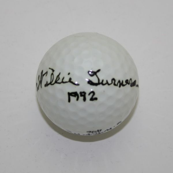 Willie Turnesa Signed Golf Ball - PSA P17157