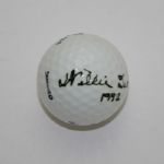 Willie Turnesa Signed Golf Ball - PSA P17157