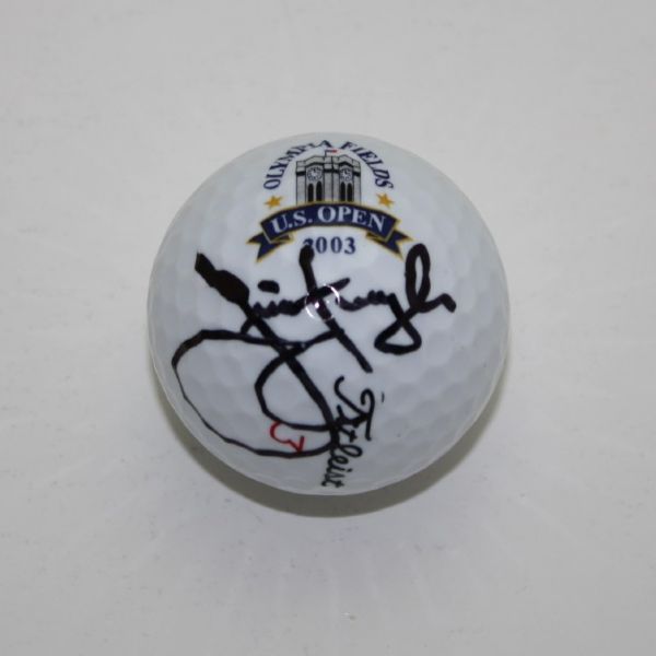 Jim Furyk Signed Olympia Fields Golf Ball JSA COA