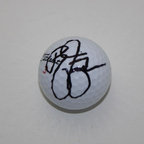 Rickie Fowler Signed Golf Ball JSA COA