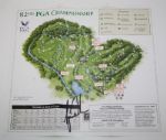 Tiger Woods Signed Valhalla Map - 2000 PGA Championship JSA COA