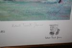 Robert Trent Jones Signed Congressional 18th Hole Circa 1970 #ed Bill Waugh Lithograph 105/850