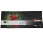 Tiger Woods Signed UDA Range Driven Ball Certificate - 463/500 - No Ball