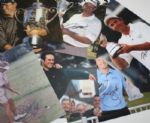 Lot of 100 Miscellaneous Signed 8x10 Photos - Masters, PGA, US Open, and The Open Champs JSA COA