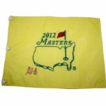 Bubba Watson Signed 2012 Masters Embroidered Flag JSA COA