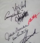 Multi-Signed 2000 PGA Championship Screen Flag - 19 Signatures JSA COA