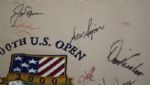 Multi-Signed 2000 U.S. Open Cloth Flag - Pebble Beach - 16 Signatures JSA COA
