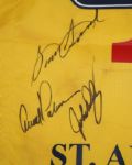 Multi-Signed 2000 The Open Flag - St. Andrews - 9 British Open Winners Signatures JSA COA