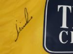 Multi-Signed 2000 The Open Flag - St. Andrews - 9 British Open Winners Signatures JSA COA