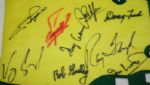 Multi-Signed Undated Masters House Flag - 10 Masters Winners Signatures JSA COA
