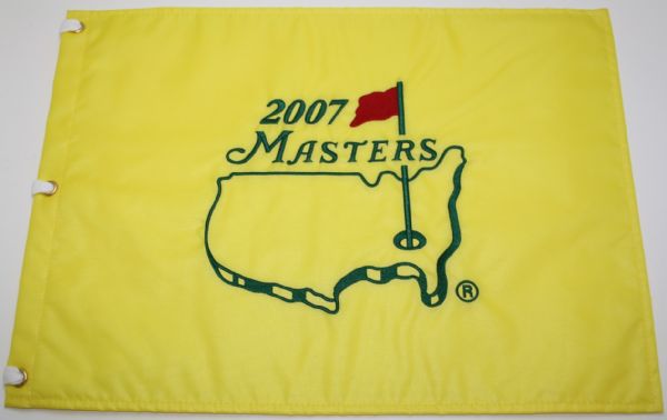 Lot of Four 2007 Masters Embroidered Pin Flags