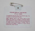 1986 Masters Series Badge - #A2467