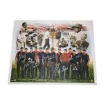 Raymond Floyds 2006 Ryder Cup Team Signed  Poster Tiger, Phil etc. JSA COA