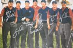 Raymond Floyd's 2006 Ryder Cup Team Signed  Poster Tiger, Phil etc. JSA COA